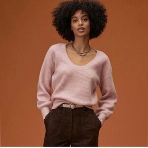 Anthropologie Maeve Sasha 100% Cashmere Sweater, Size M